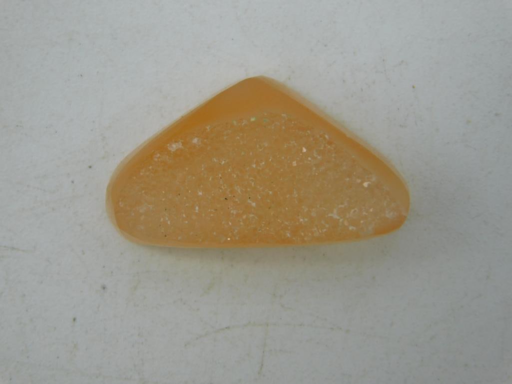 DRUZY QUARTZ CABOCHON ROCK STONE LAPIDARY SPECIMEN: DRUZY QUARTZ CABOCHON ROCK STONE LAPIDARY SPECIMEN