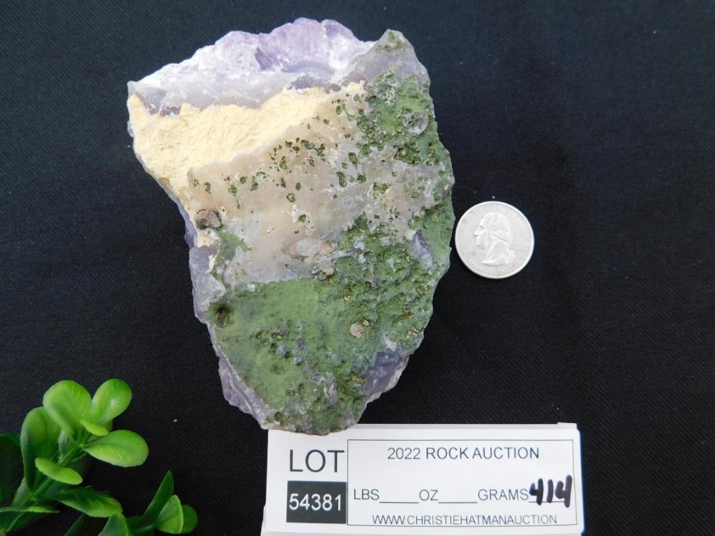 AMETHYST ROCK STONE LAPIDARY SPECIMEN - 3