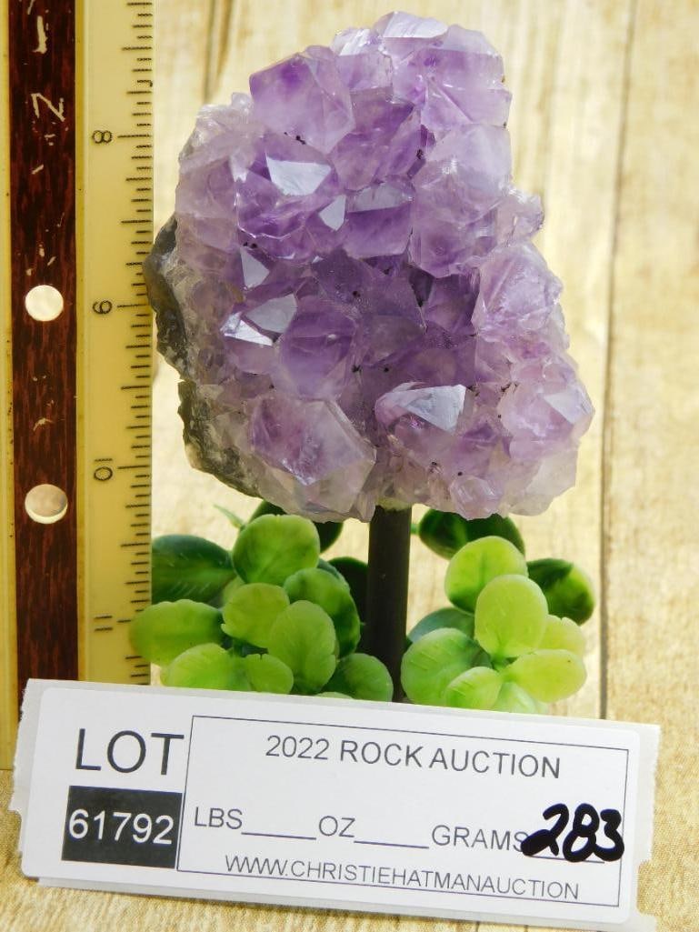 AMETHYST DISPLAY ROCK STONE LAPIDARY SPECIMEN - 2
