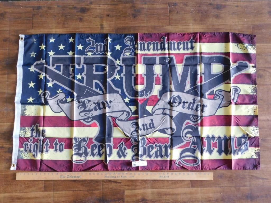 SECOND AMENDMENT DONALD TRUMP FLAG - 2