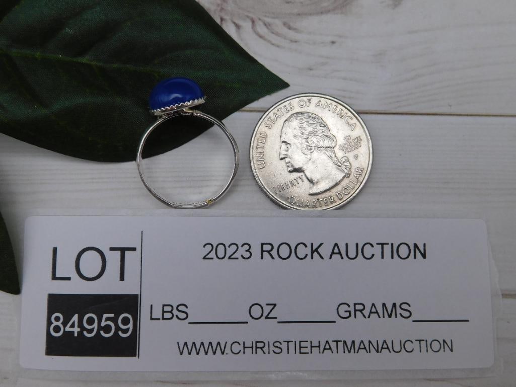 GENUINE STONE RING ROCK STONE LAPIDARY SPECIMEN - 2