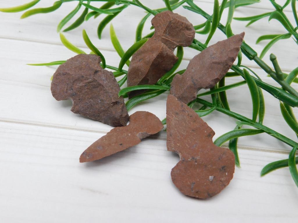 HAND KNAPPED ARTIFACT TOOLS ROCK STONE LAPIDARY SPECIMEN (1 of 2)