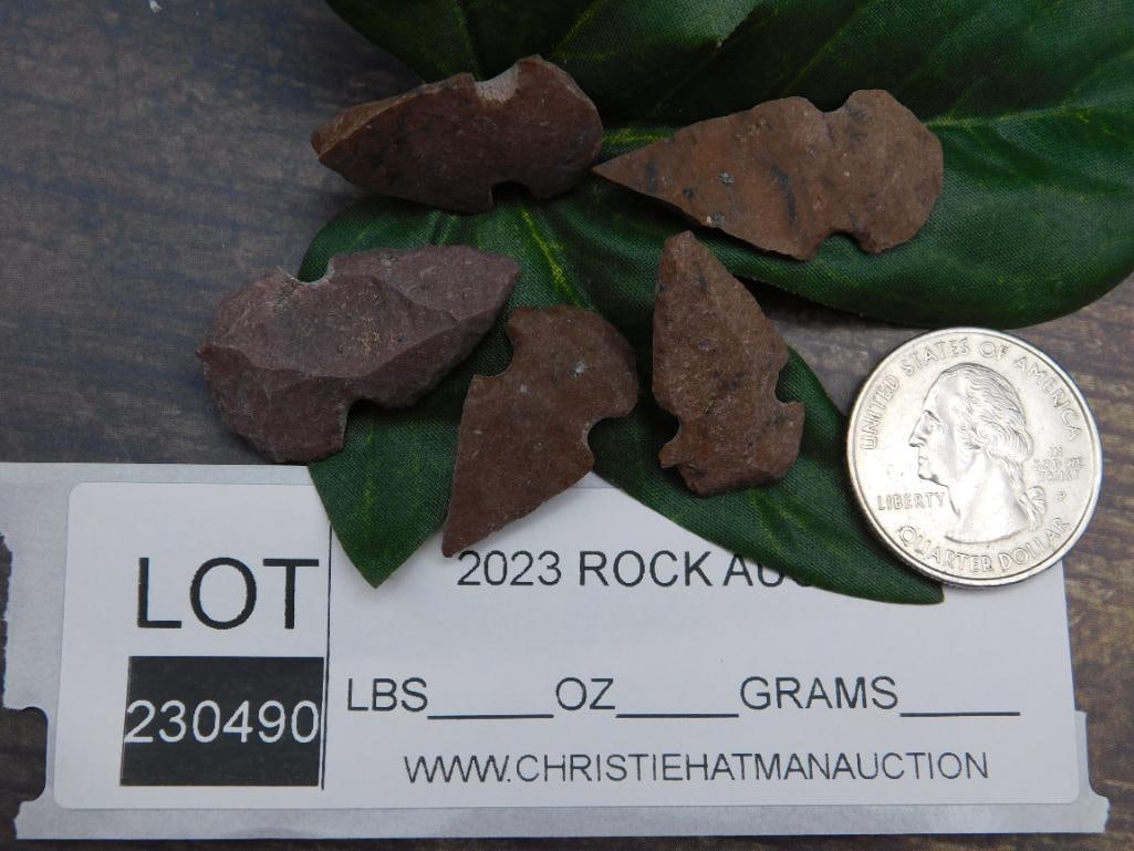 HAND KNAPPED ARTIFACT TOOLS ROCK STONE LAPIDARY SPECIMEN - 2