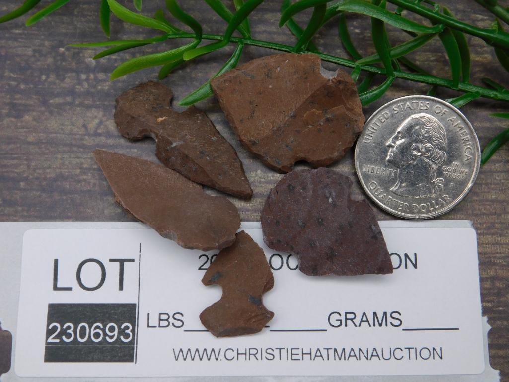 HAND KNAPPED ARTIFACT TOOLS ROCK STONE LAPIDARY SPECIMEN - 2