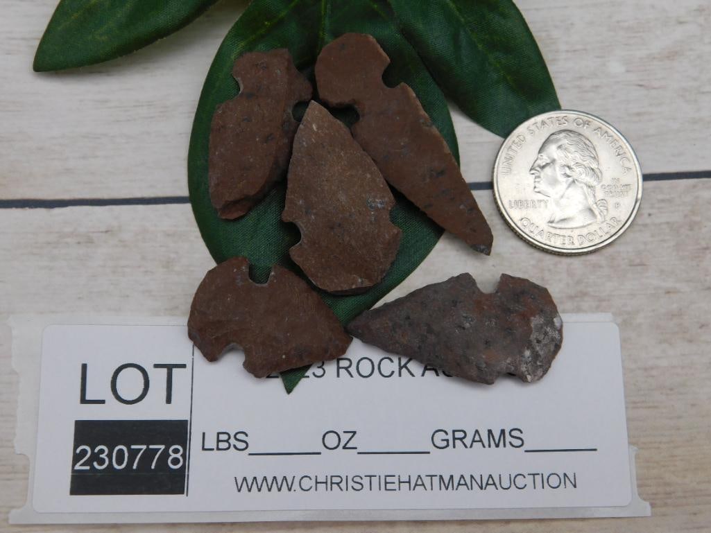 HAND KNAPPED ARTIFACT TOOLS ROCK STONE LAPIDARY SPECIMEN - 2