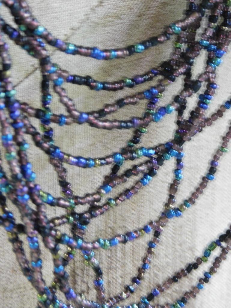 MULTISTRAND SEED BEAD NECKLACE - 2