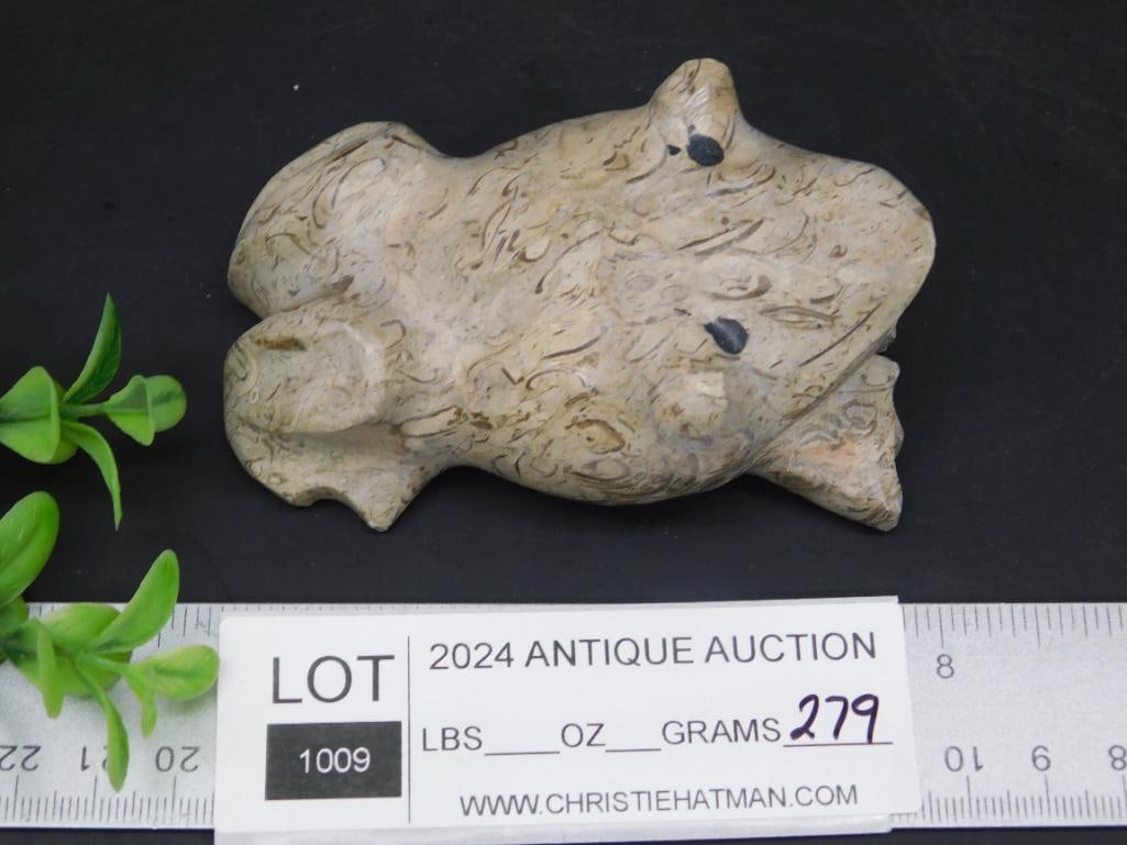 STONE FROG ROCK STONE LAPIDARY SPECIMEN - 2
