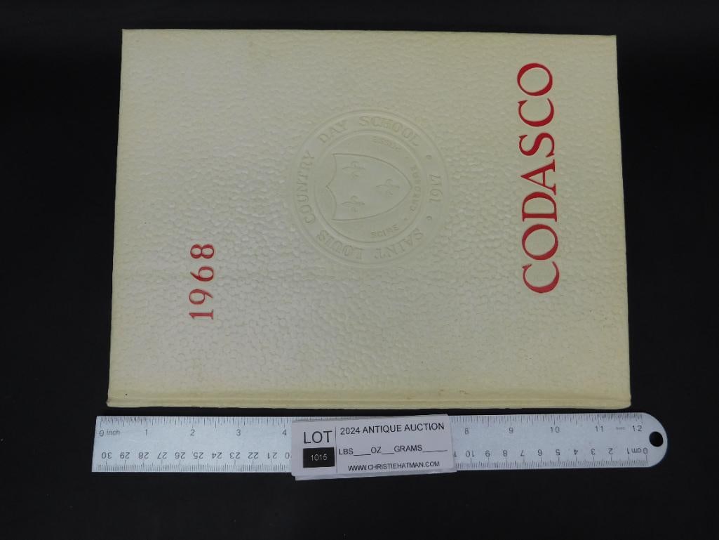 1968 CODASCO YEARBOOK VINTAGE ANTIQUE - 4