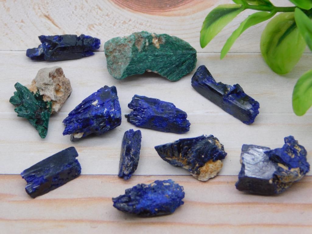 AZURITE MALACHITE ROCK STONE LAPIDARY SPECIMEN: AZURITE MALACHITE ROCK STONE LAPIDARY SPECIMEN
