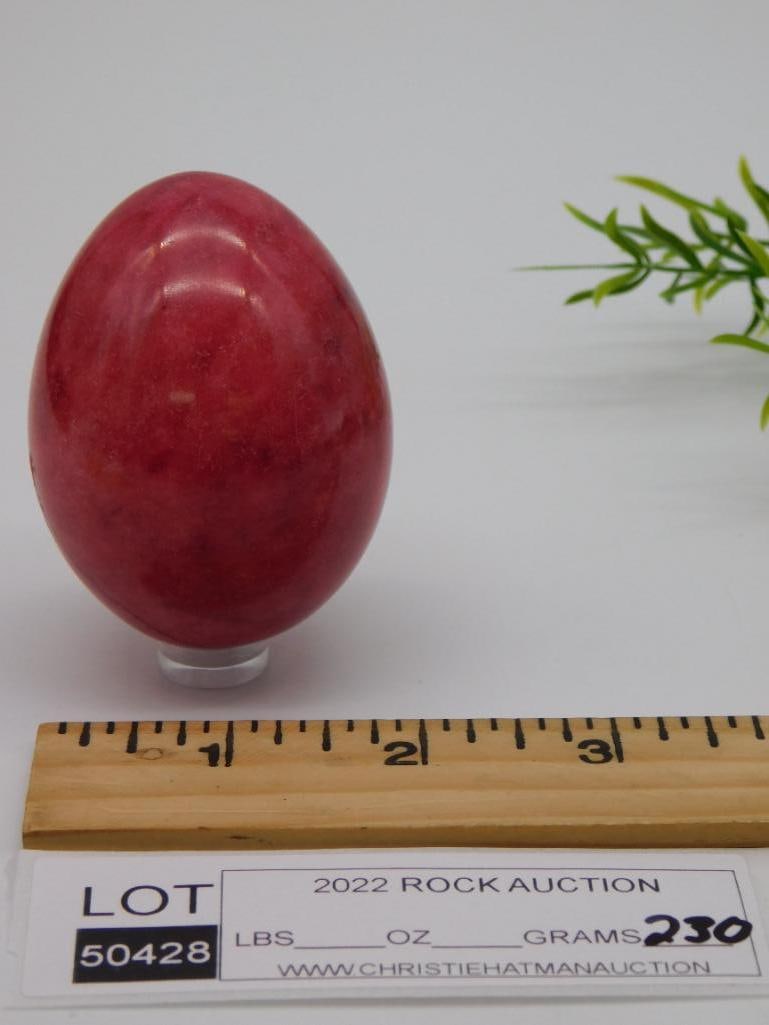 STONE EGG ROCK STONE LAPIDARY SPECIMEN - 2