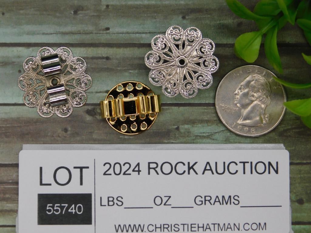 BOLO CLIPS VINTAGE ANTIQUE - 3