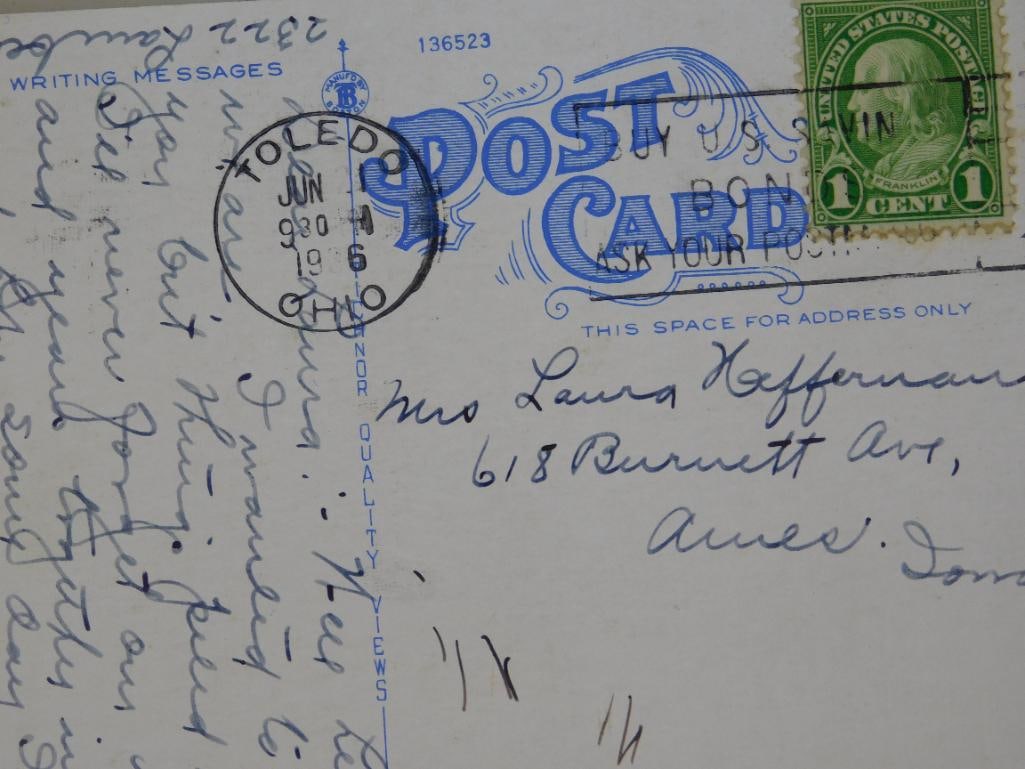 VINTAGE POST CARDS ANTIQUE EPHEMERA - 6