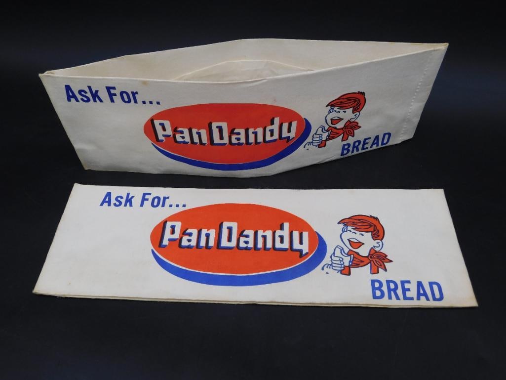 PAN DANDY BREAD PAPER HAT VINTAGE ANTIQUE: PAN DANDY BREAD PAPER HAT VINTAGE ANTIQUE