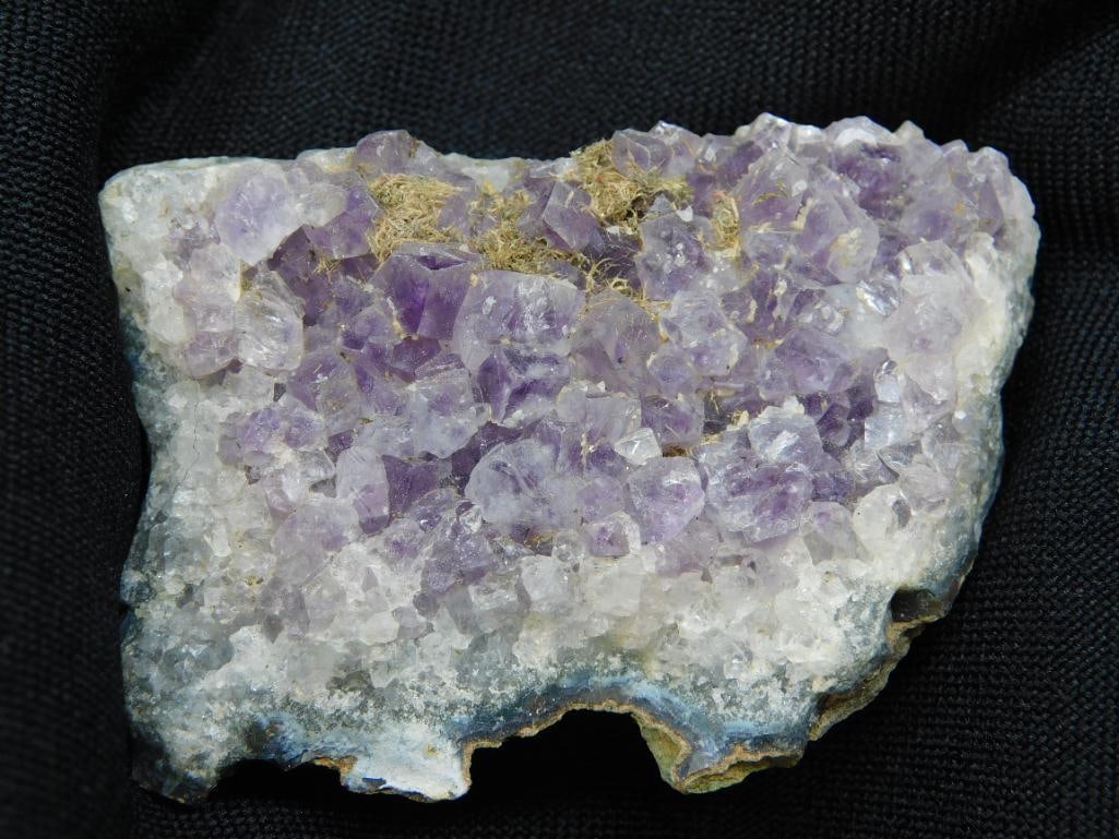 Amethyst Cluster with 61-Gram Weight Rock Stone Lapidary Specimen: Amethyst Cluster with 61-Gram Weight Rock Stone Lapidary Specimen