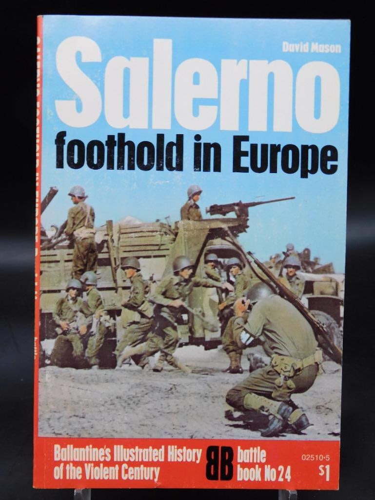 1960S-1970S SALERNO FOOTHOLD IN EUROPE BALLENTINES ILLUSTRATED HISTORY OF THE VIOLENT CENTURY: 1960S-1970S SALERNO FOOTHOLD IN EUROPE BALLENTINES ILLUSTRATED HISTORY OF THE VIOLENT CENTURY