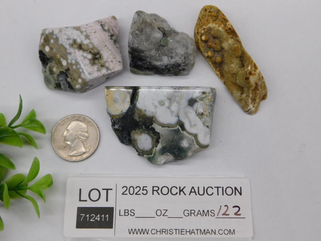 OCEAN JASPER ROCK STONE LAPIDARY SPECIMEN - 2