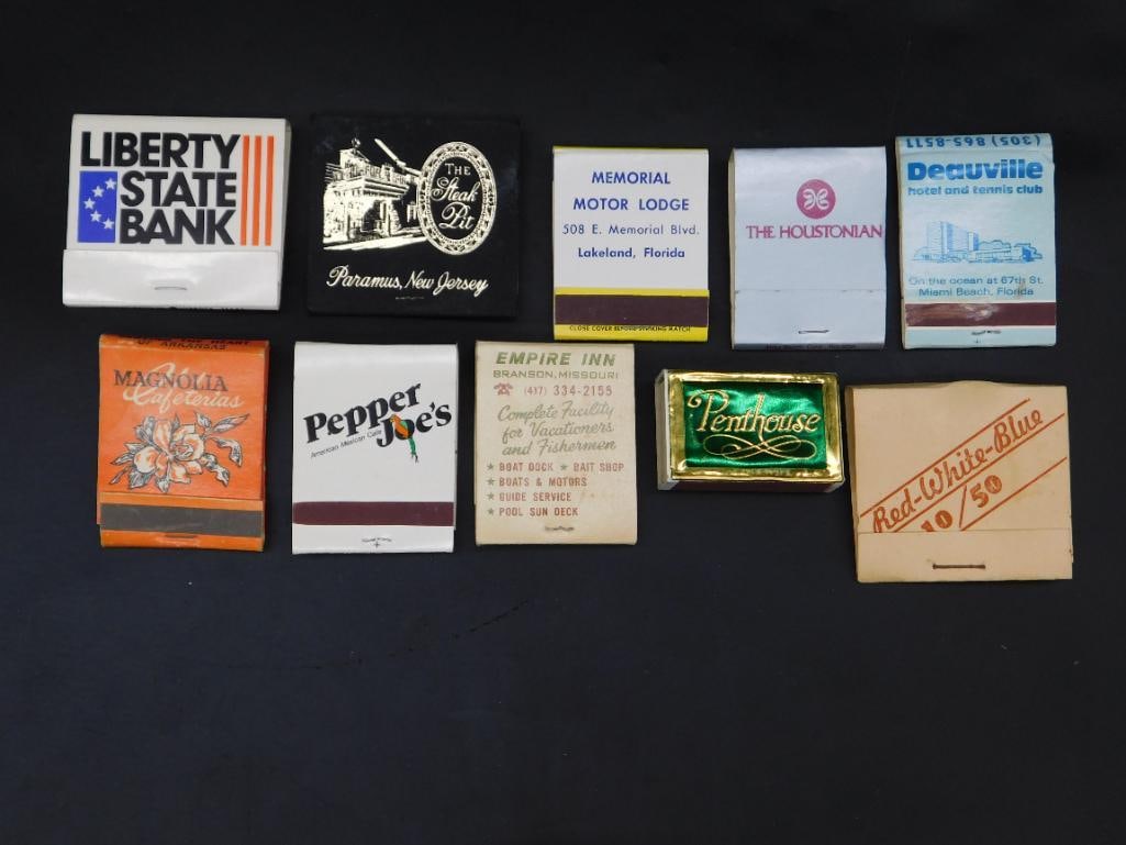 VINTAGE ADVERTISING MATCHBOOKS: VINTAGE ADVERTISING MATCHBOOKS