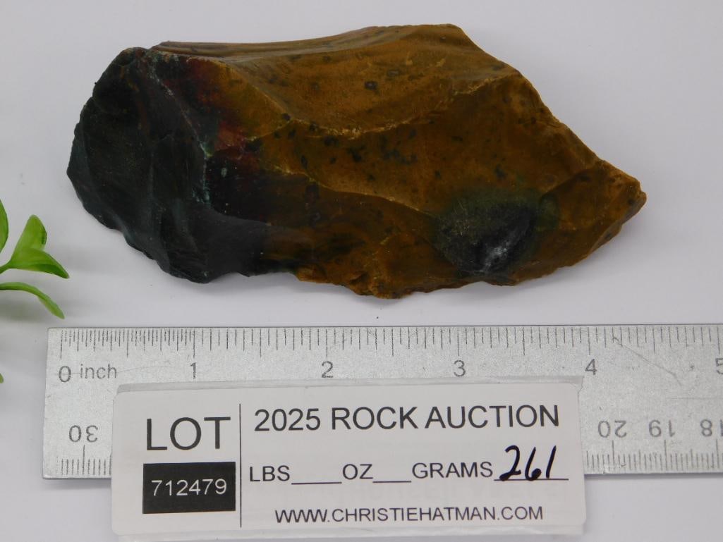 FANCY INDIA JASPER ROCK STONE LAPIDARY SPECIMEN - 3