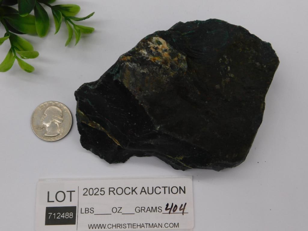 BLOODSTONE ROCK STONE LAPIDARY SPECIMEN - 2