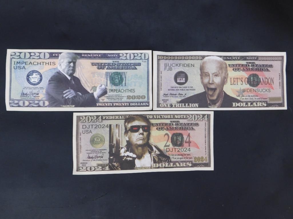 PRESIDENTIAL NOVELTY BILLS: PRESIDENTIAL NOVELTY BILLS