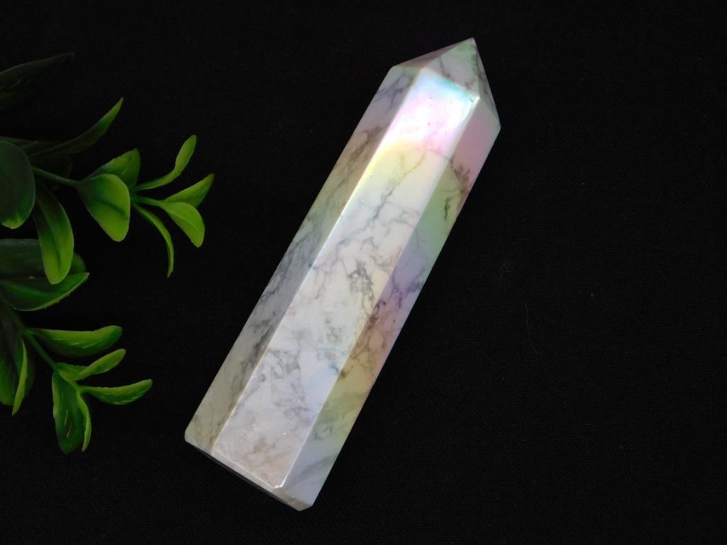 ANGEL AURA QUARTZ TOWER ROCK STONE LAPIDARY SPECIMEN: ANGEL AURA QUARTZ TOWER ROCK STONE LAPIDARY SPECIMEN
