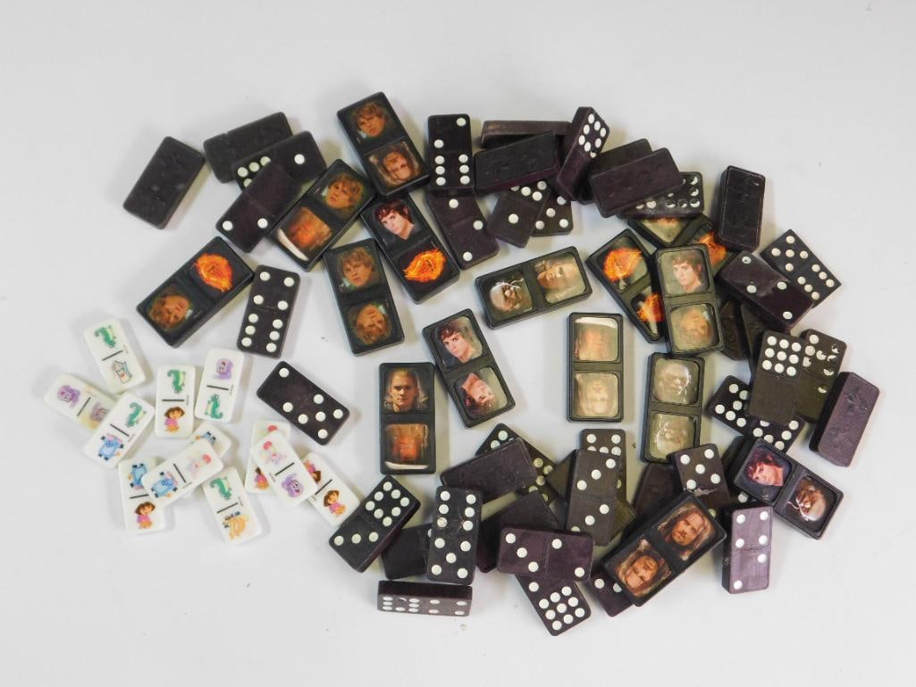 MIXED DOMINOES PLAYING PIECES: MIXED DOMINOES PLAYING PIECES