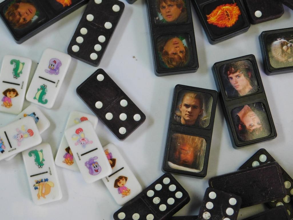 MIXED DOMINOES PLAYING PIECES - 2