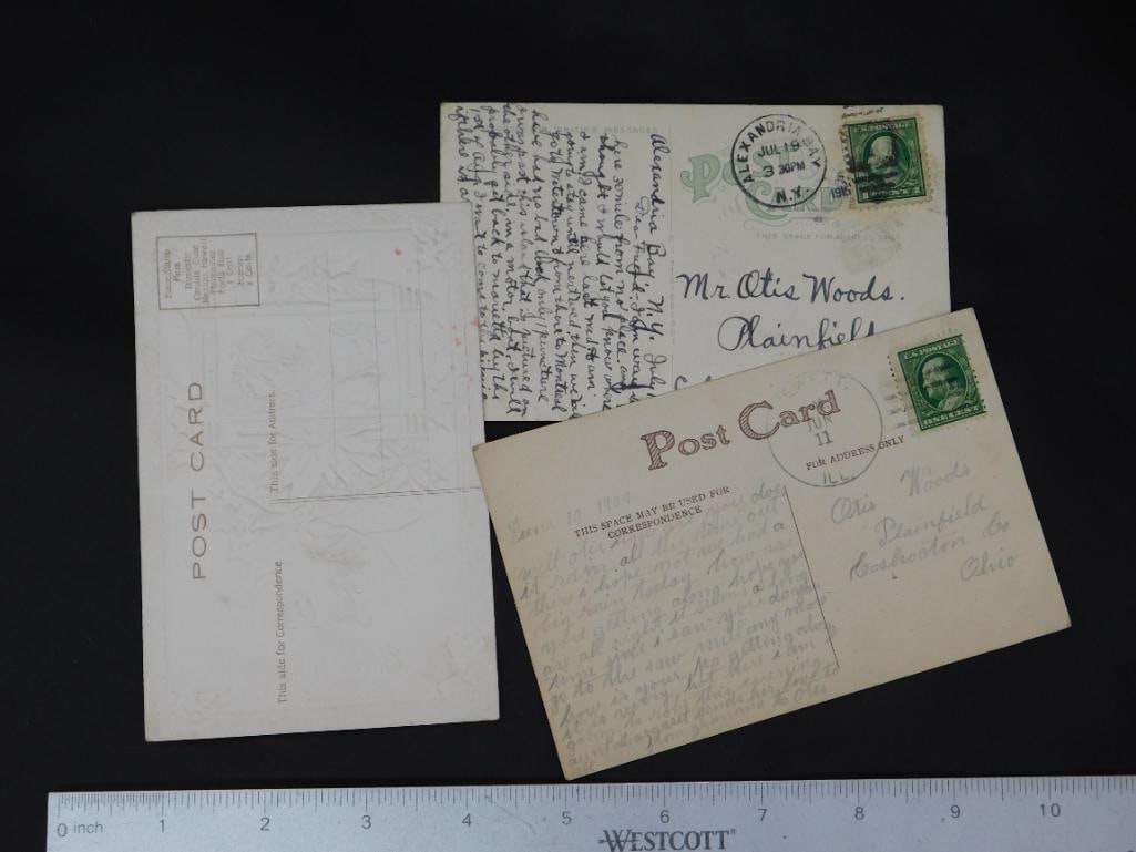 ANTIQUE POSTCARDS VINTAGE EPHEMERA - 2