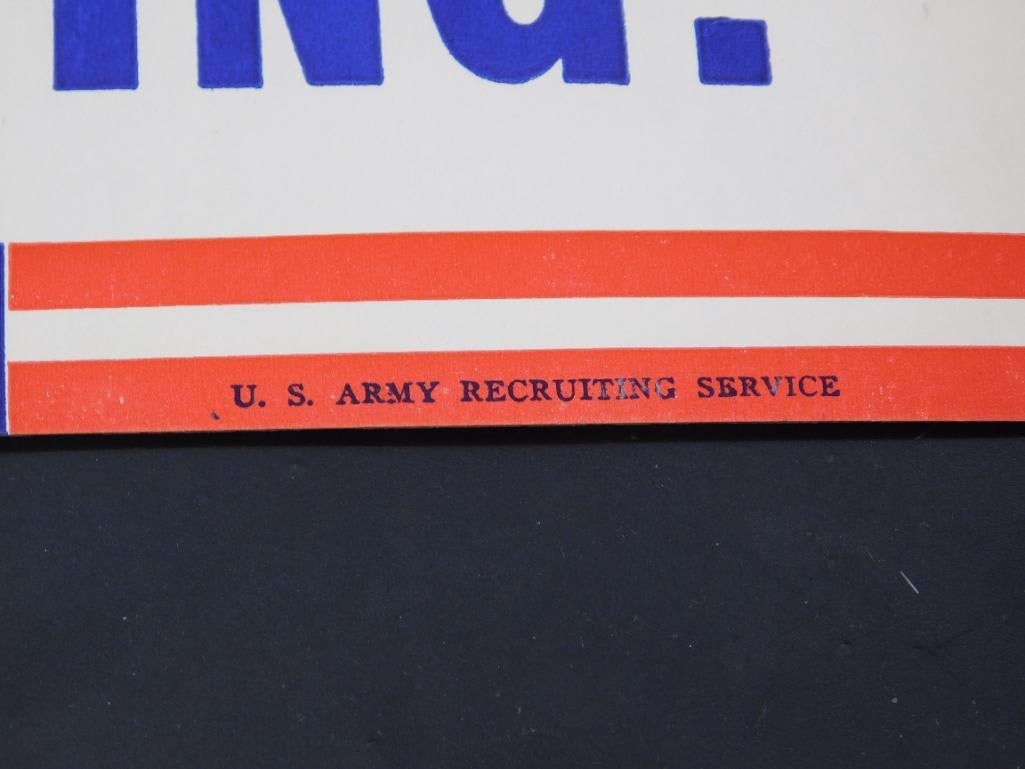 KEEP 'EM FLYING US ARMY RECRUITMENT SERVICES POSTERS - 3
