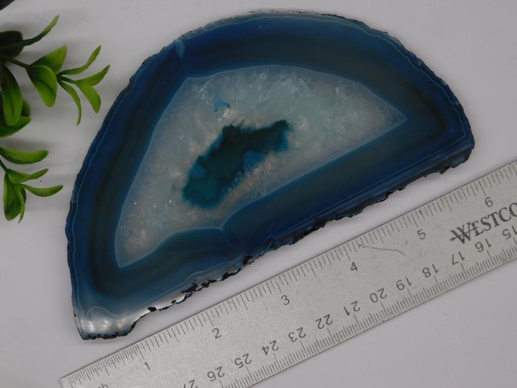 AGATE SLICE ROCK STONE LAPIDARY SPECIMEN - 2