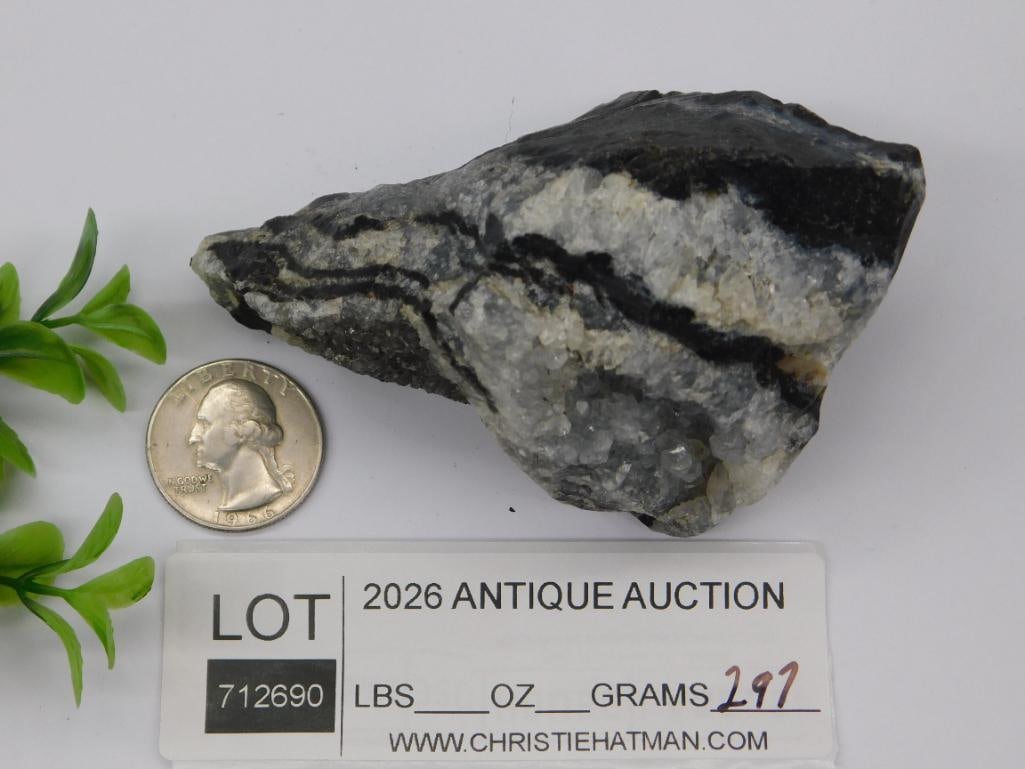 ZEBRA ROCK STONE LAPIDARY SPECIMEN - 3