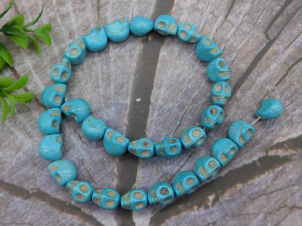 STONE SKULL BEADS ROCK STONE LAPIDARY SPECIMEN: STONE SKULL BEADS ROCK STONE LAPIDARY SPECIMEN
