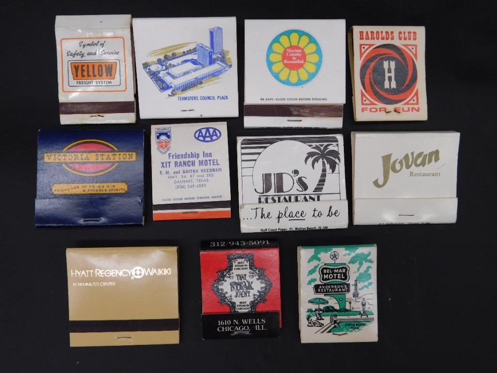 VINTAGE ADVERTISING MATCHBOOKS ANTIQUE: VINTAGE ADVERTISING MATCHBOOKS ANTIQUE
