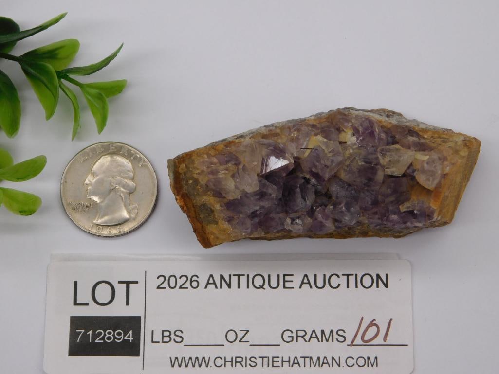 AMETHYST ROCK STONE LAPIDARY SPECIMEN - 2