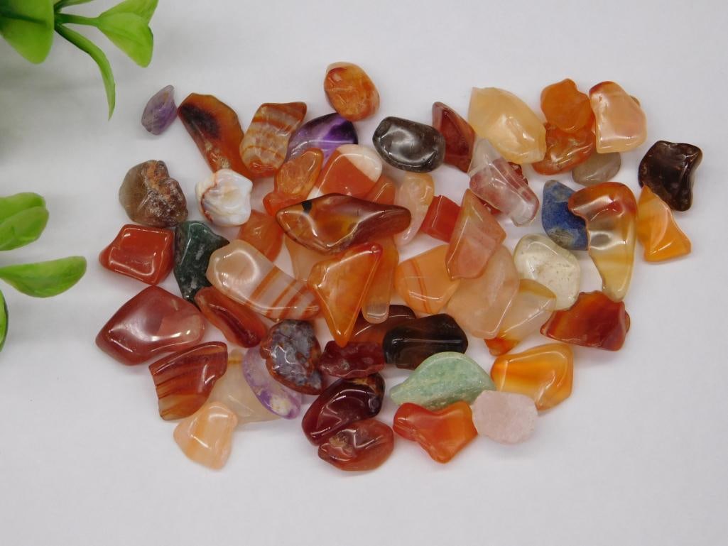 CARNELIAN GEMSTONES ROCK STONE LAPIDARY SPECIMEN (1 of 2)