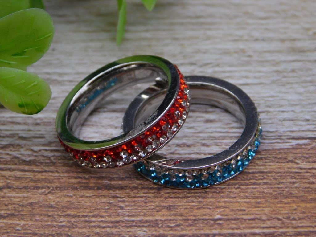 STONE RINGS ROCK STONE LAPIDARY SPECIMEN: STONE RINGS ROCK STONE LAPIDARY SPECIMEN