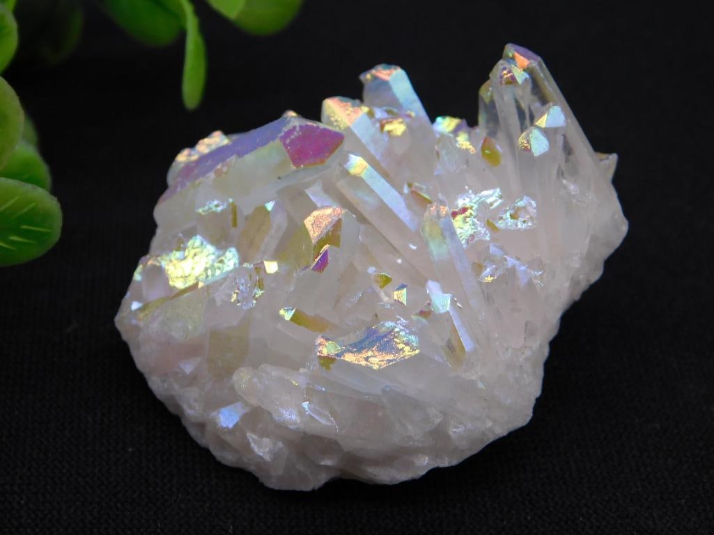 ANGEL AURA QUARTZ ROCK STONE LAPIDARY SPECIMEN: ANGEL AURA QUARTZ ROCK STONE LAPIDARY SPECIMEN