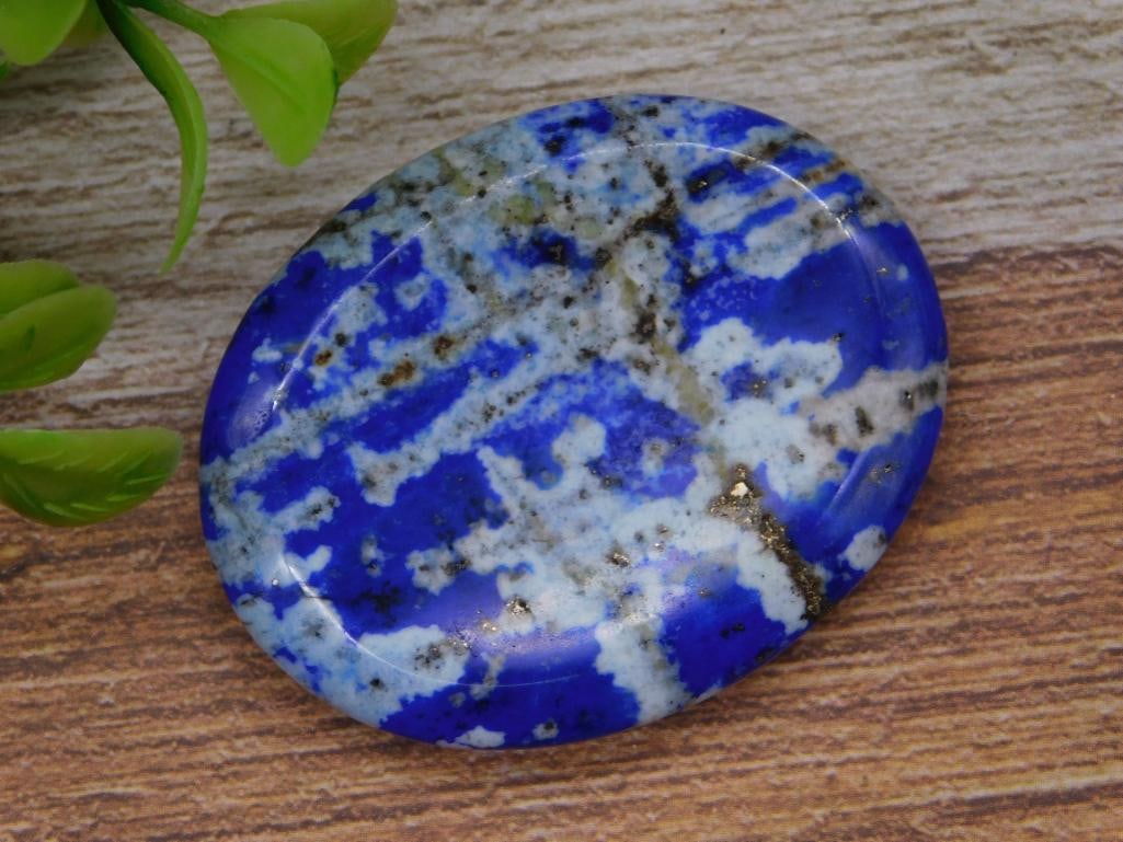 LAPIS LAZULI PALM STONE ROCK STONE LAPIDARY SPECIMEN: LAPIS LAZULI PALM STONE ROCK STONE LAPIDARY SPECIMEN
