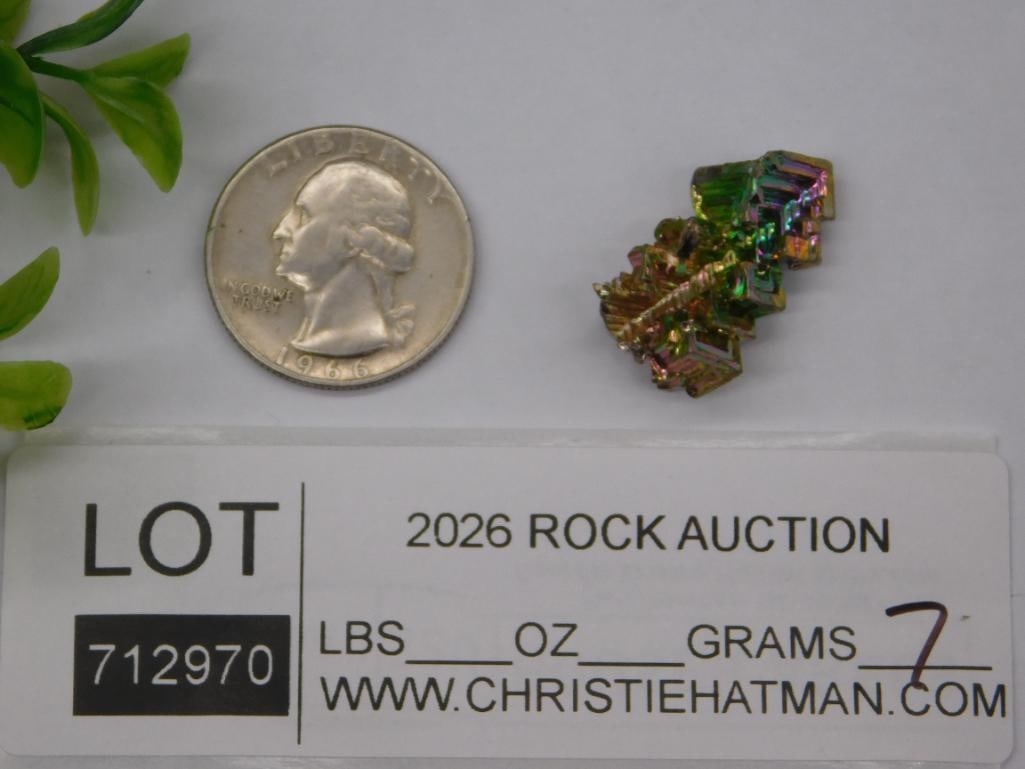 BISMUTH ROCK STONE LAPIDARY SPECIMEN - 2