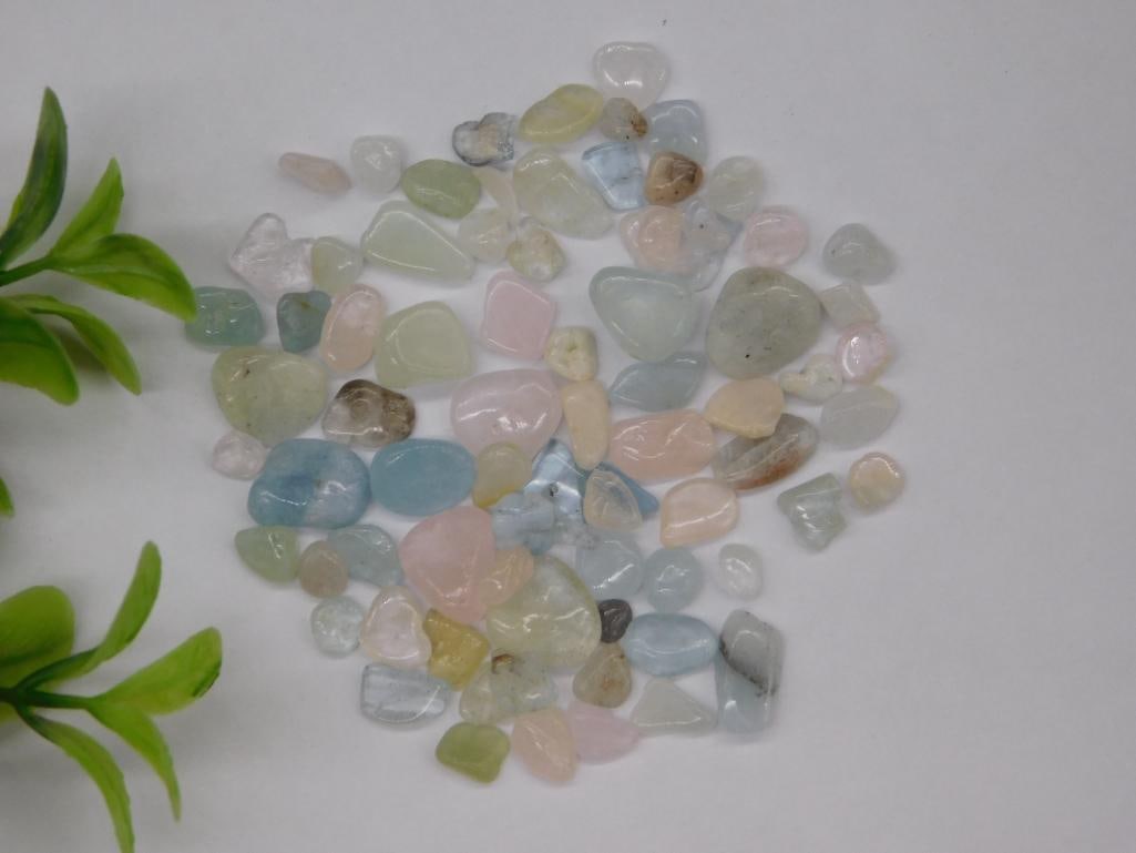 MORGANITE GEMSTONES ROCK STONE LAPIDARY SPECIMEN: MORGANITE GEMSTONES ROCK STONE LAPIDARY SPECIMEN