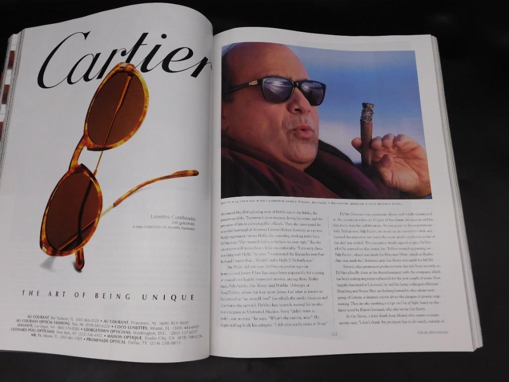 1996 CIGAR AFICIONADO WITH DANNY DEVITO COVER - 4