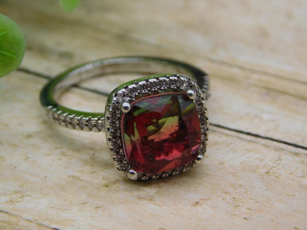 STONE RING SIZE 7 ROCK STONE LAPIDARY SPECIMEN: STONE RING SIZE 7 ROCK STONE LAPIDARY SPECIMEN