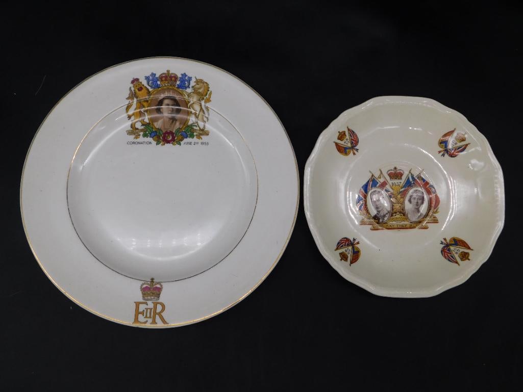 A ENGLISH WEATHERBY HANLEY COMMEMORATIVE PLATES VINTAGE ANTIQUE: A ENGLISH WEATHERBY HANLEY COMMEMORATIVE PLATES VINTAGE ANTIQUE