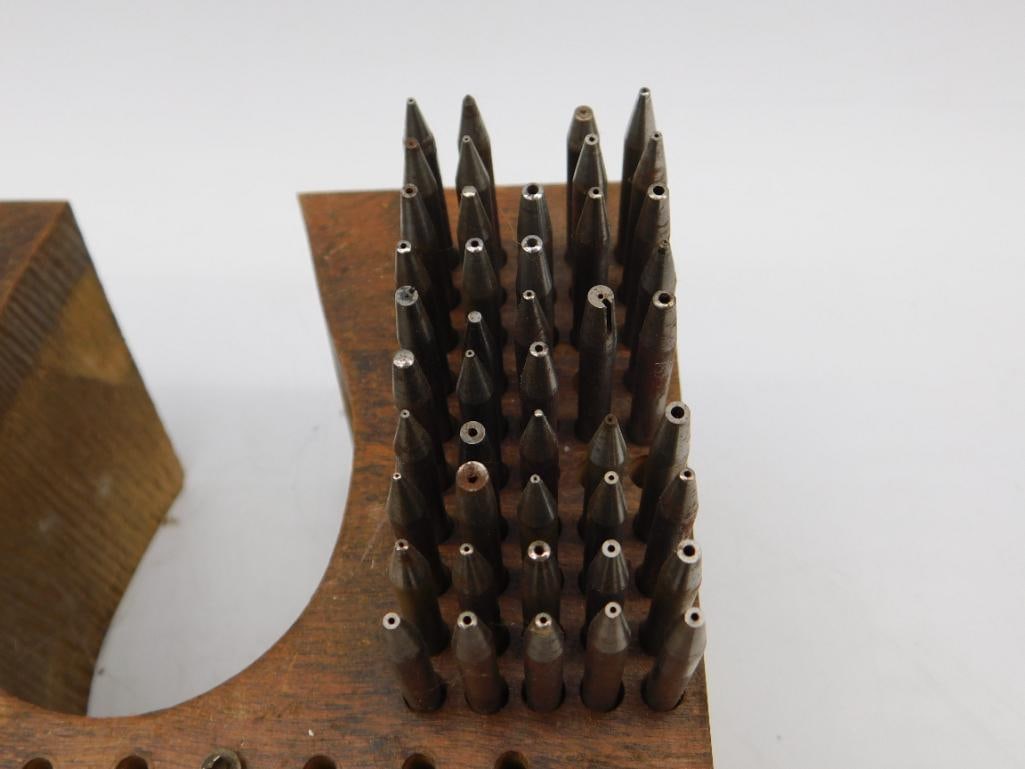 VINTAGE STAKING TOOL SET WATCHMAKING WATCHMAKER TOOLS ANTIQUE - 2