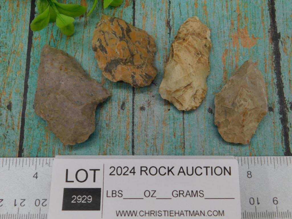 HAND KNAPPED ARTIFACTS ROCK STONE LAPIDARY SPECIMEN - 3
