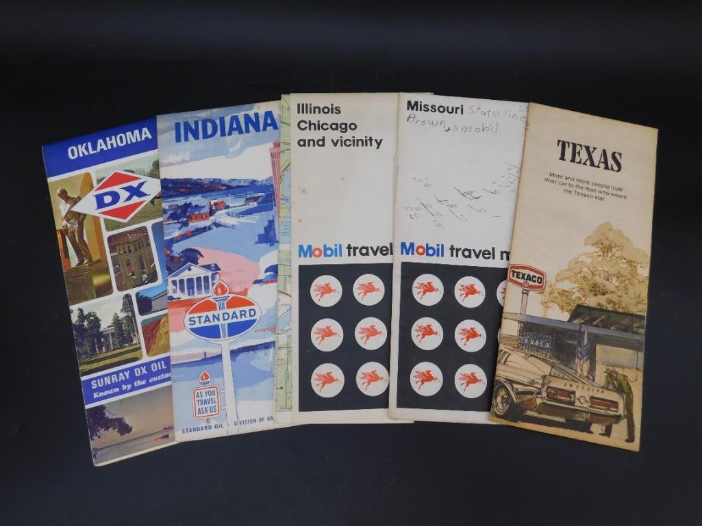 STANDARD DX ROAD MAPS ASSORTED STATES VINTAGE ANTIQUE AUTOMOBILIA (1 of 3)