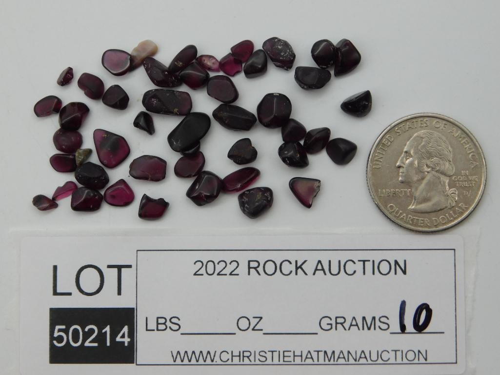 GARNET ROCK STONE LAPIDARY SPECIMEN - 2