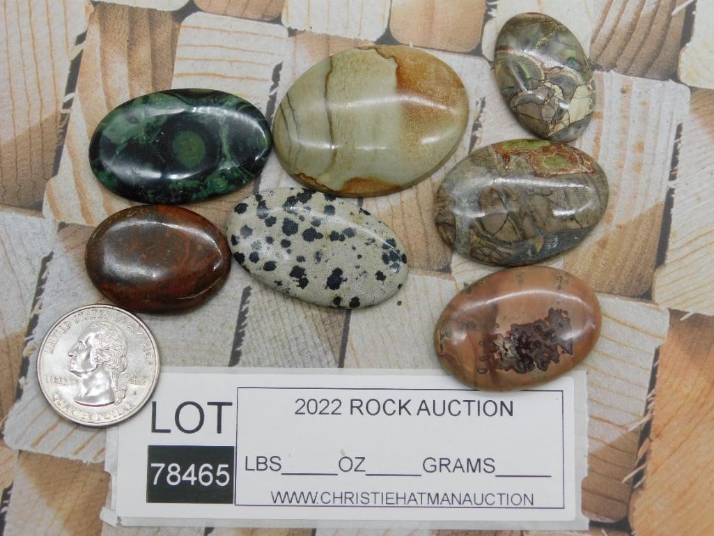 CABOCHONS ROCK STONE LAPIDARY SPECIMEN - 2