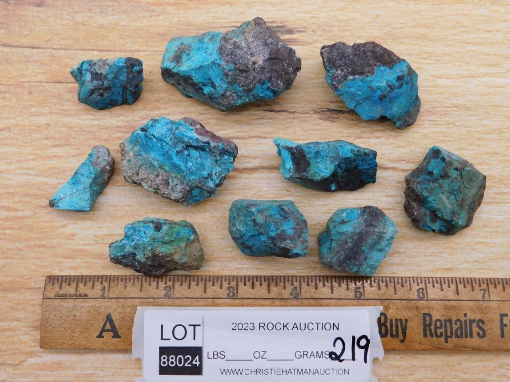 CHRYSOCOLLA ROCK STONE LAPIDARY SPECIMEN - 2