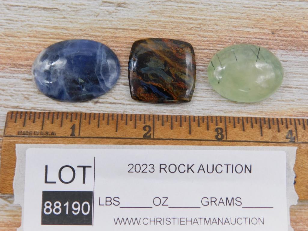 CABOCHONS ROCK STONE LAPIDARY SPECIMEN - 2